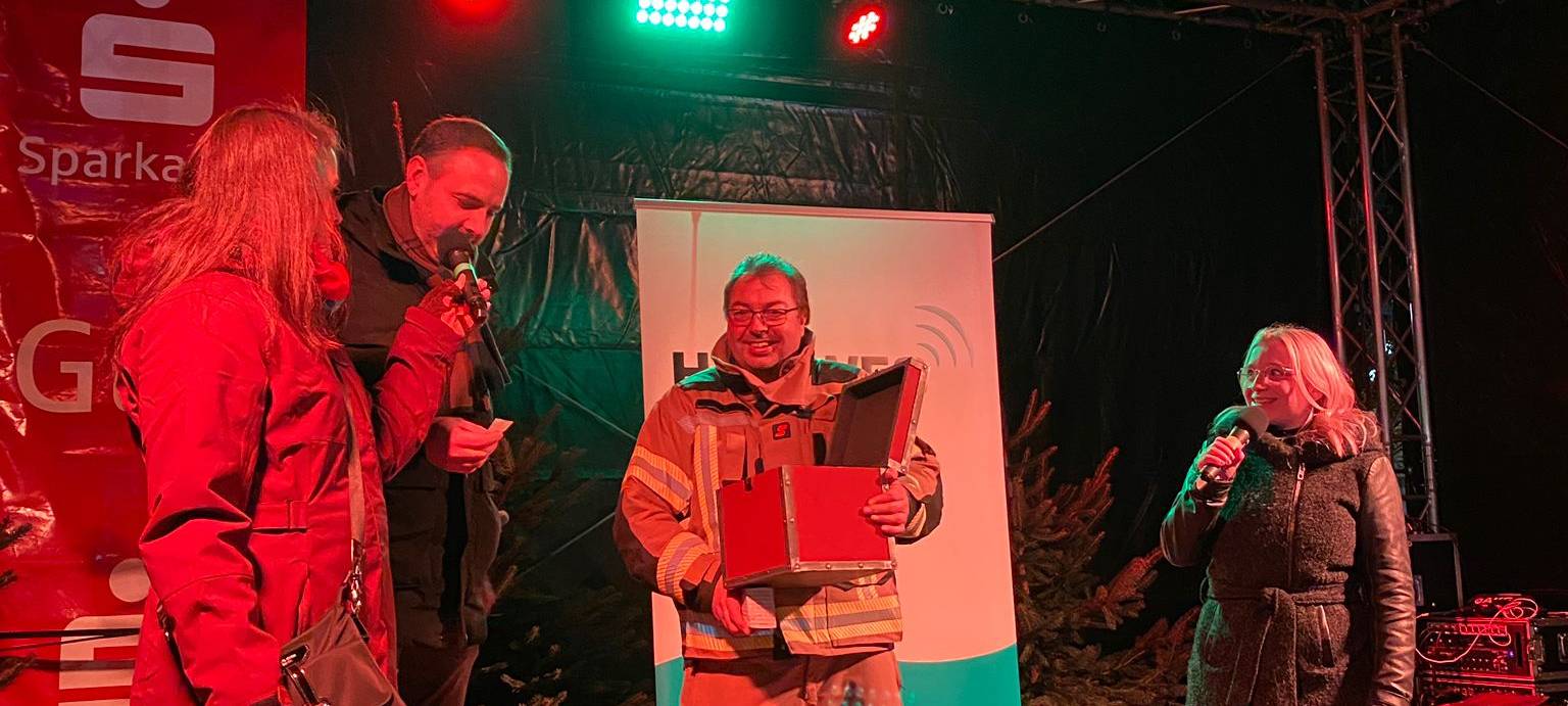 Hellweg Radio beim Adventsleuchten in Werl