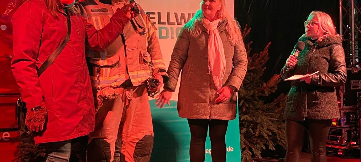 Hellweg Radio beim Adventsleuchten in Werl