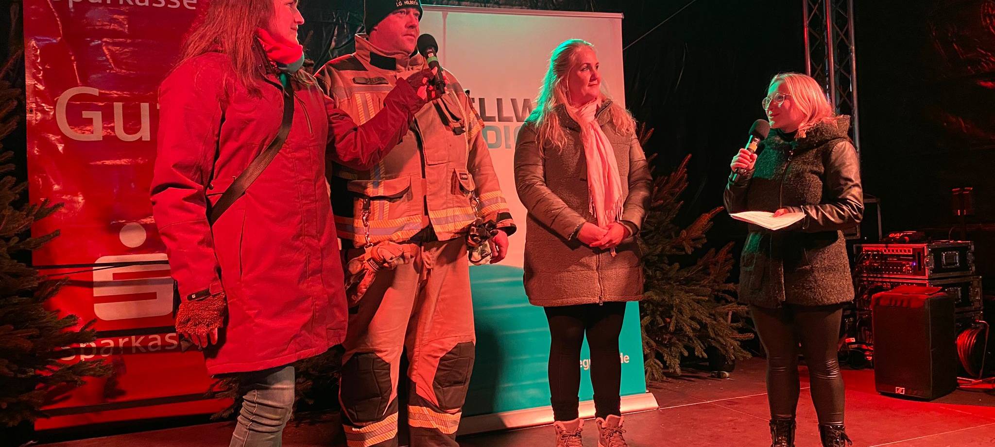 Hellweg Radio beim Adventsleuchten in Werl