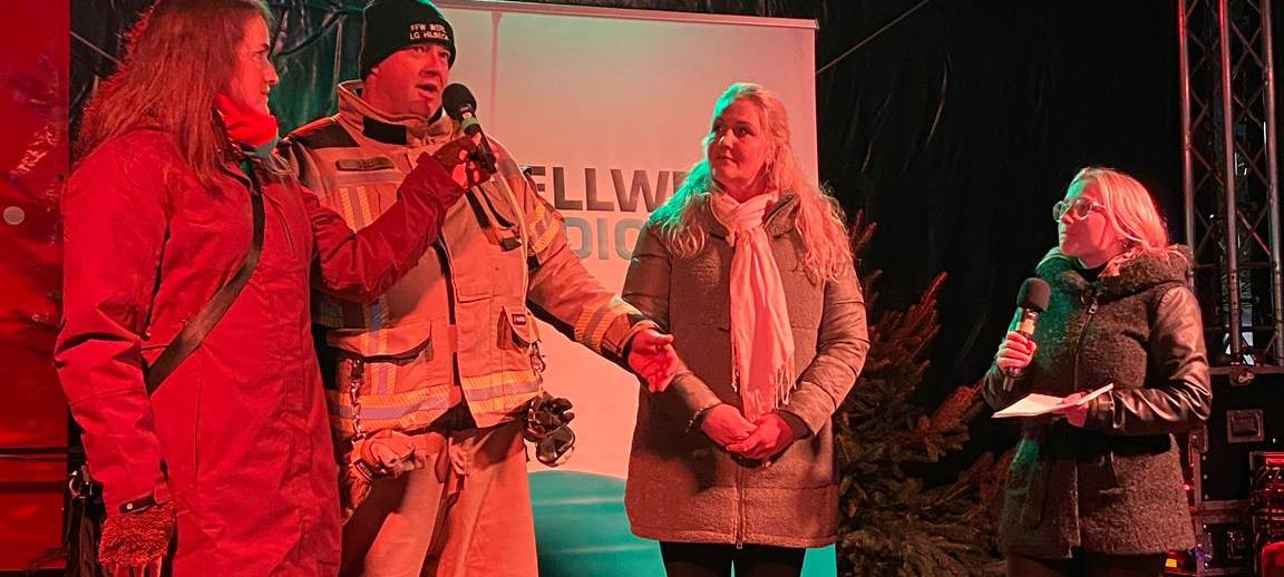 Hellweg Radio beim Adventsleuchten in Werl