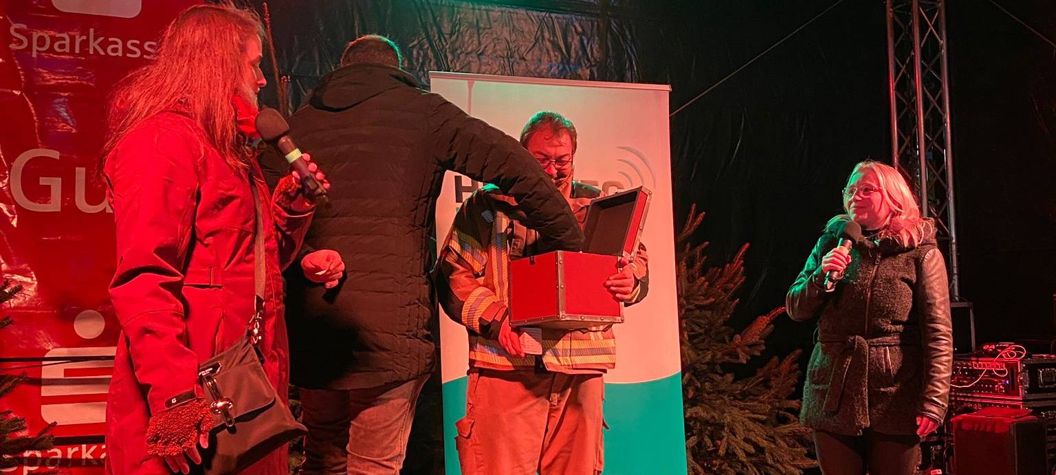 Hellweg Radio beim Adventsleuchten in Werl