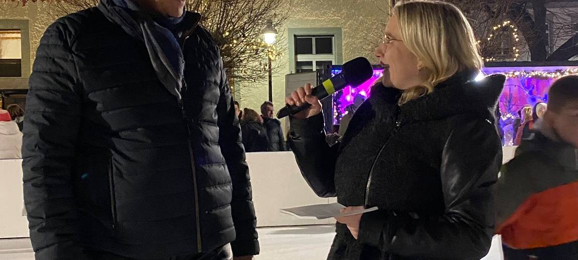 Hellweg Radio beim Adventsleuchten in Werl