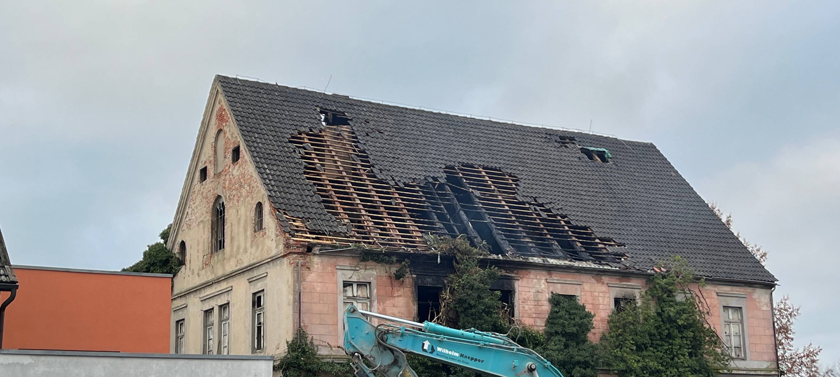 Großbrand an der Lippstädter Straße in Erwitte.