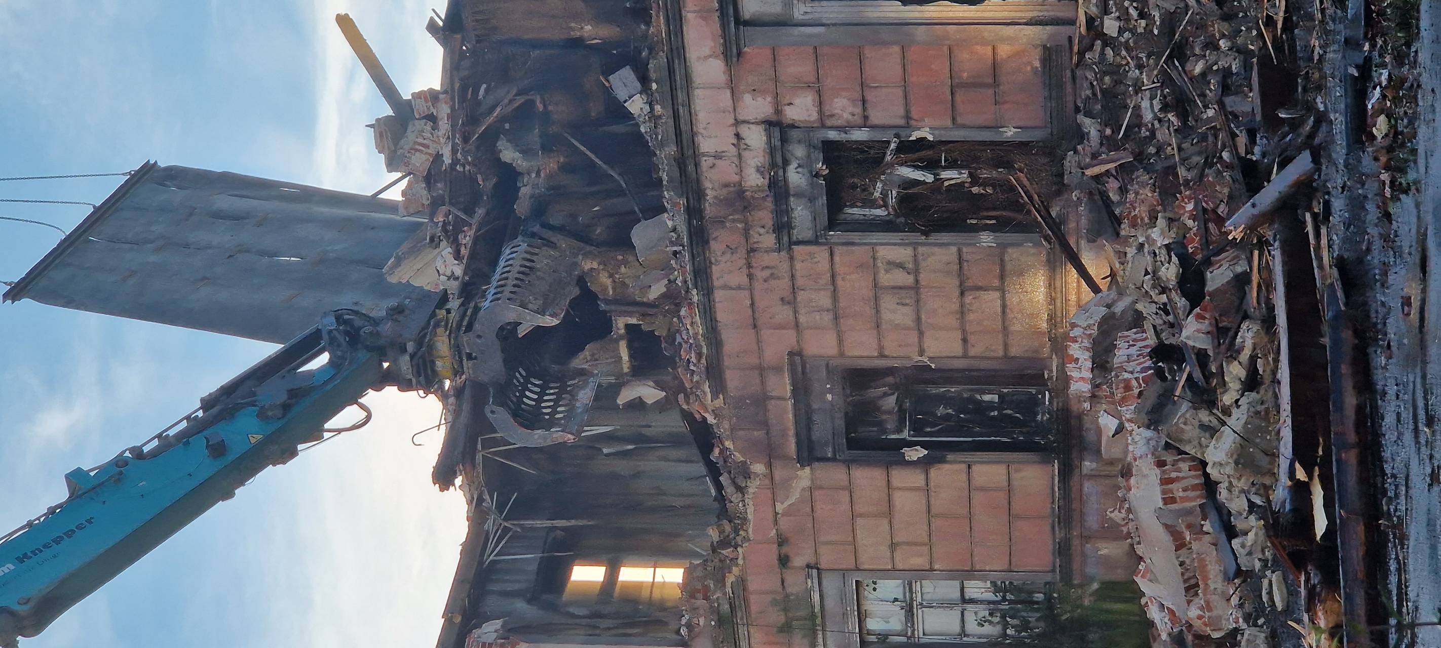 Großbrand an der Lippstädter Straße in Erwitte.