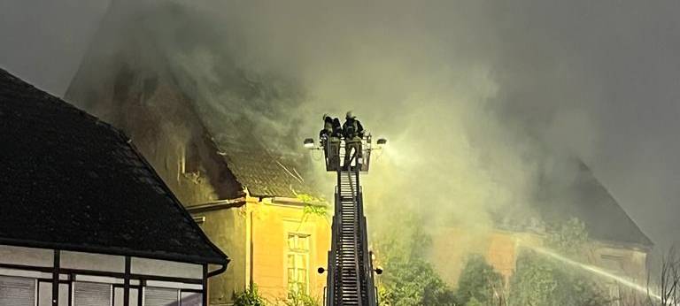 Großbrand in Erwitte