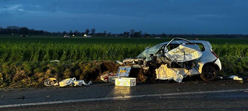 Verkehrsunfall mit zwei Toten auf der ehemaligen B1