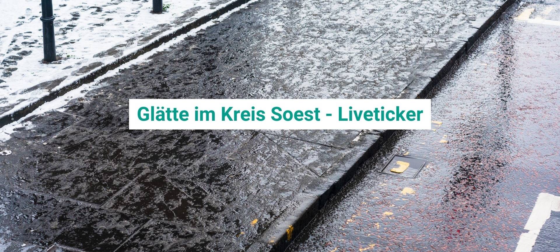 Extreme Glätte im Kreis Soest - Liveticker