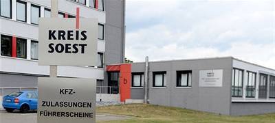 Die Kfz-Zulassungsstelle der Soester Kreisverwaltung.