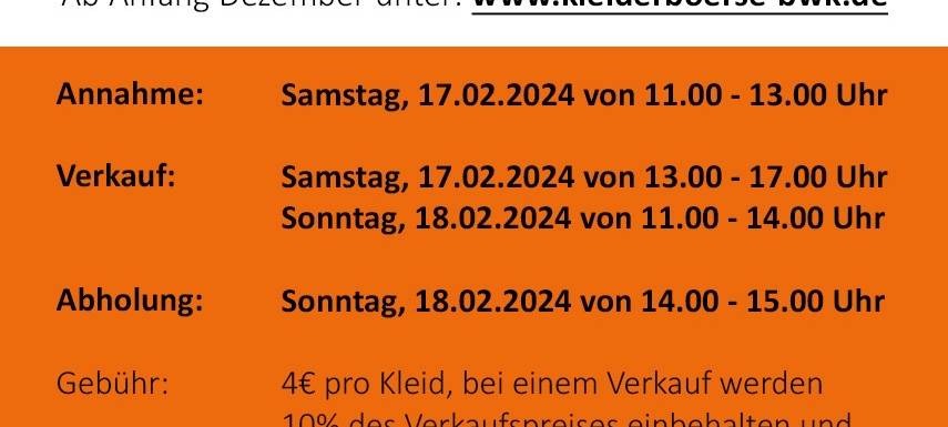 Kleiderbörse für Hofdamen- & Abschlussballkleider