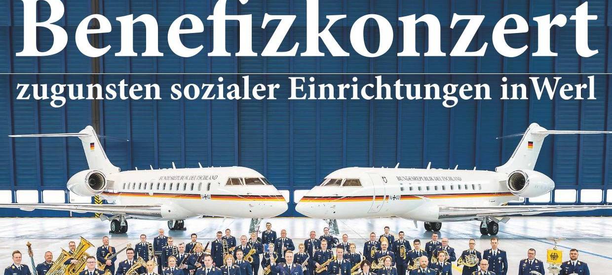 Benefizkonzert mit dem Luftwaffenmusikkorps Münster in Werl