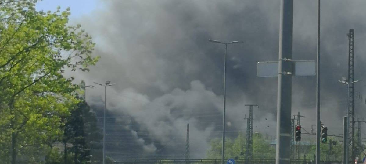 Großbrand im benachbarten Hamm