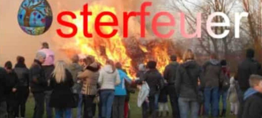 Traditionelles Osterfeuer bei der Einigkeit im Soester Norden