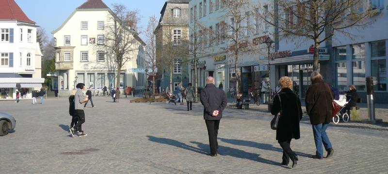 Der Marktplatz in Soest.