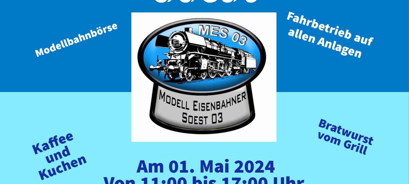 Modellbahnausstellung MES03 Soest am 1. Mai 2024