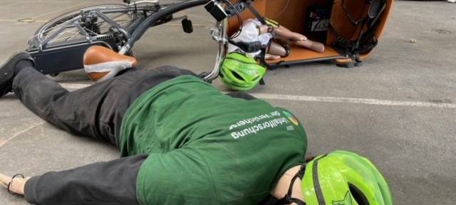 Kindertransport auf dem Fahrrad - Wie sicher sind unsere Kinder?