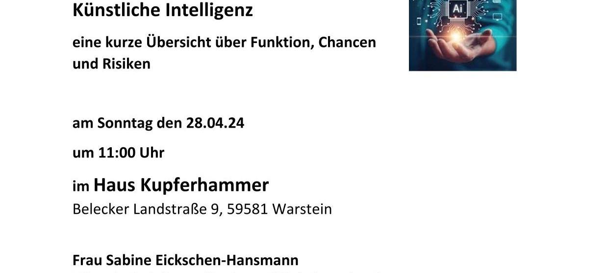 Künstlichen Intelligenz, Übersicht über Funktion, Chancen & Risiken