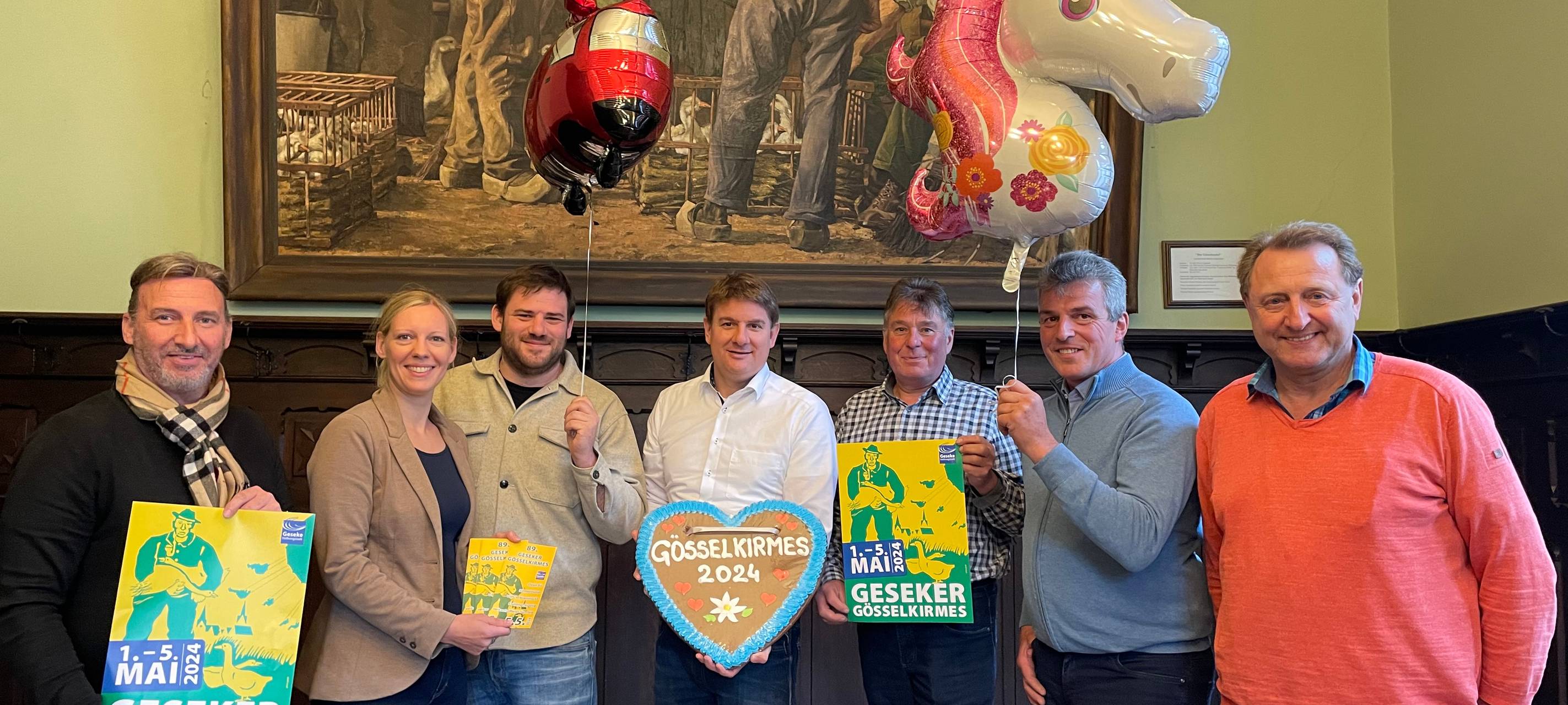 Das Programm der Geseker Gösselkirmes 2024 wurde vorgestellt.