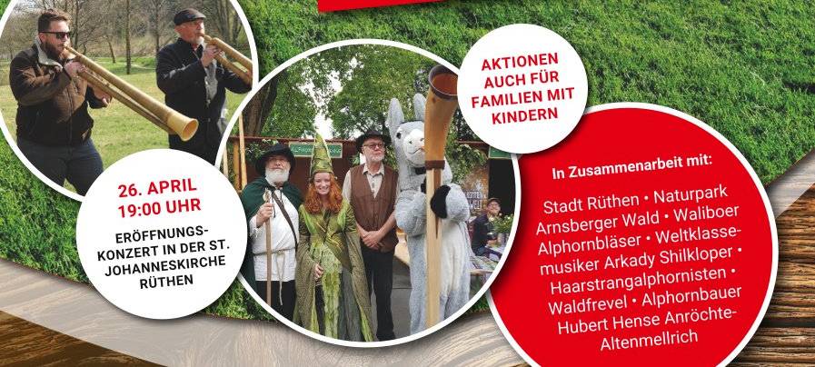 2. Internationales Alphorntreffen in Rüthen