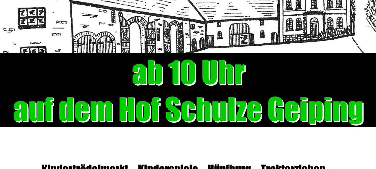 Vater - und Familientag auf dem Bauernhof Schulze Geiping in Ense Lüttringen