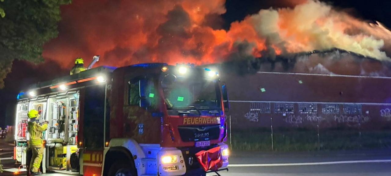 Großbrand in Werl: Tatverdächtiger vorläufig festgenommen