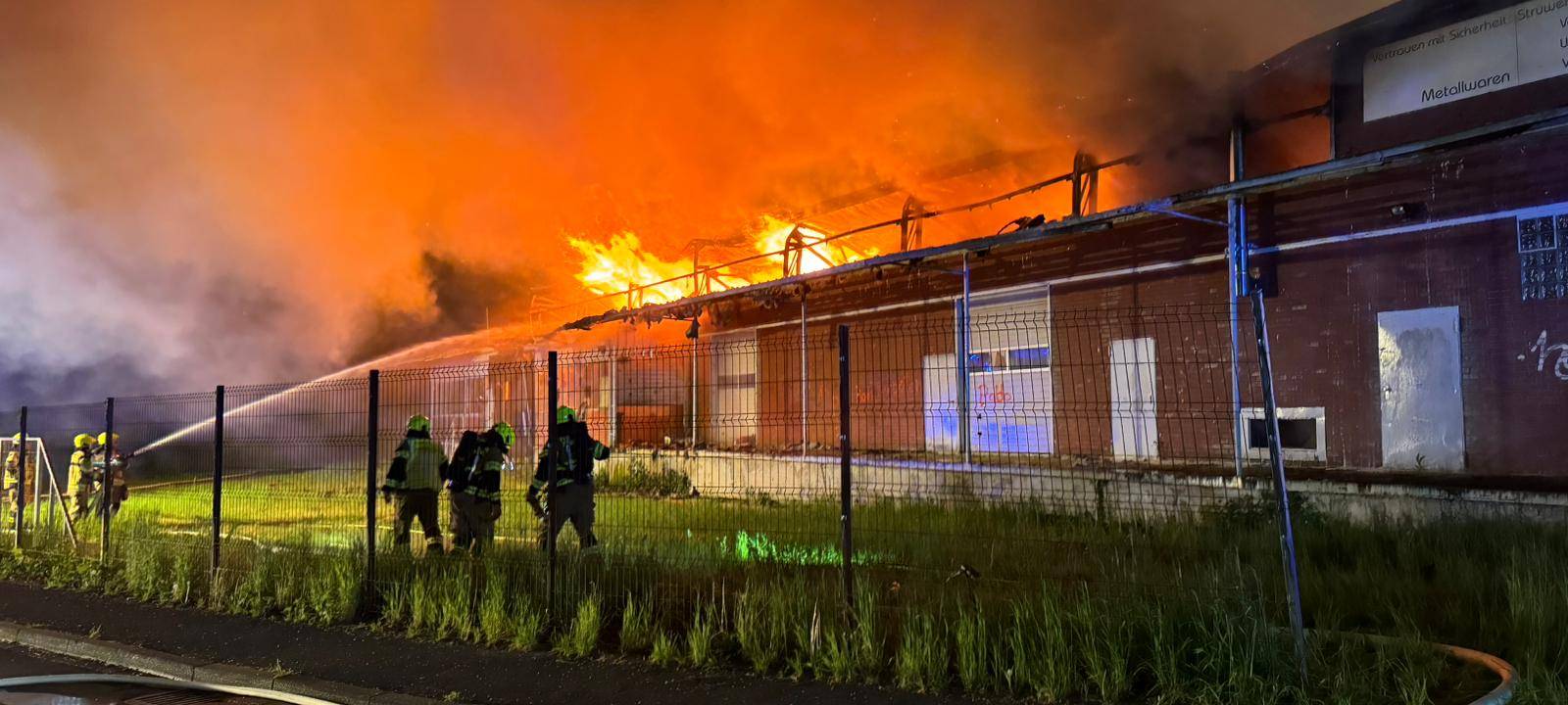 Großbrand in Werl: Tatverdächtiger vorläufig festgenommen