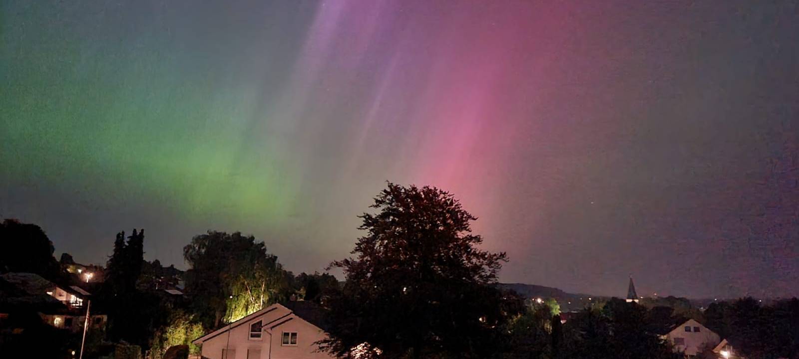 Polarlichter im Kreis Soest sichtbar