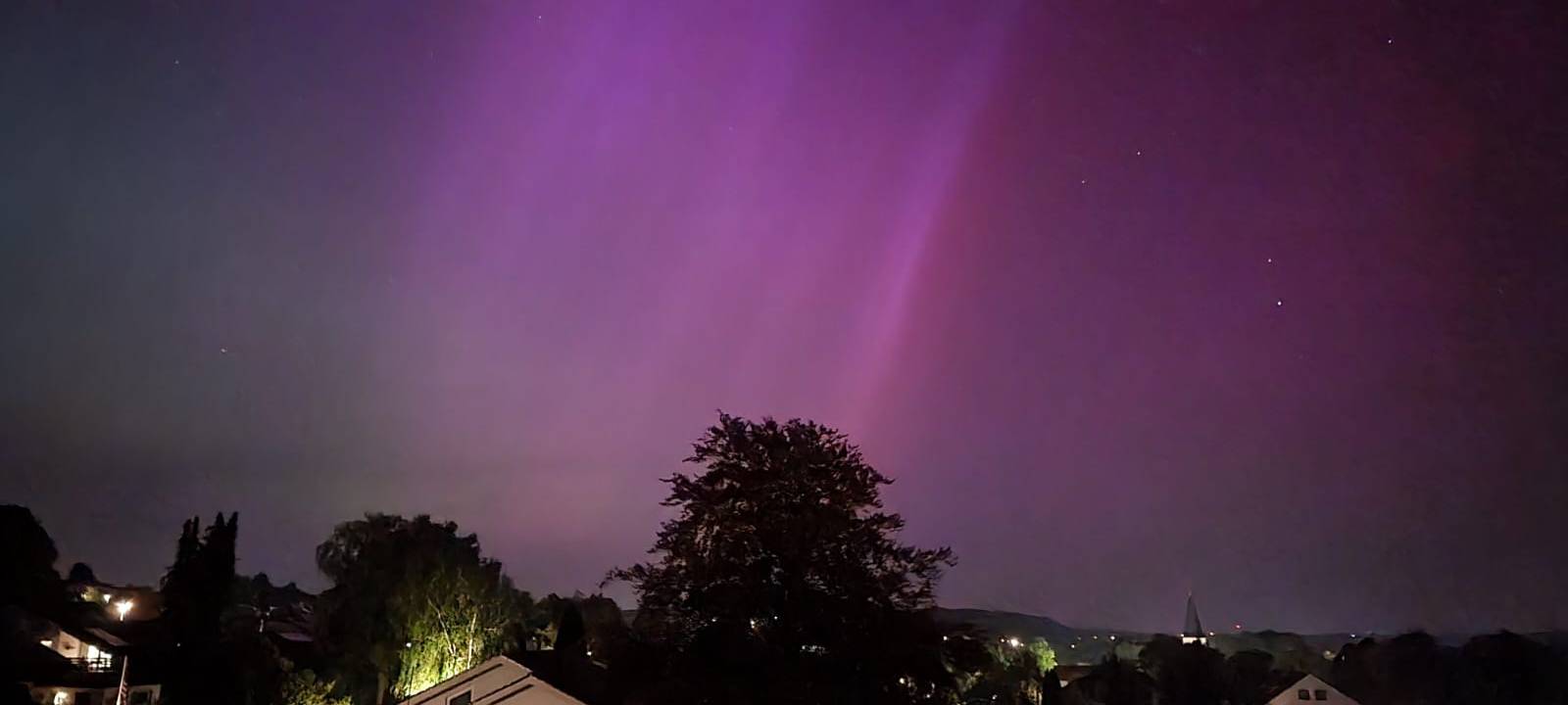 Polarlichter im Kreis Soest sichtbar
