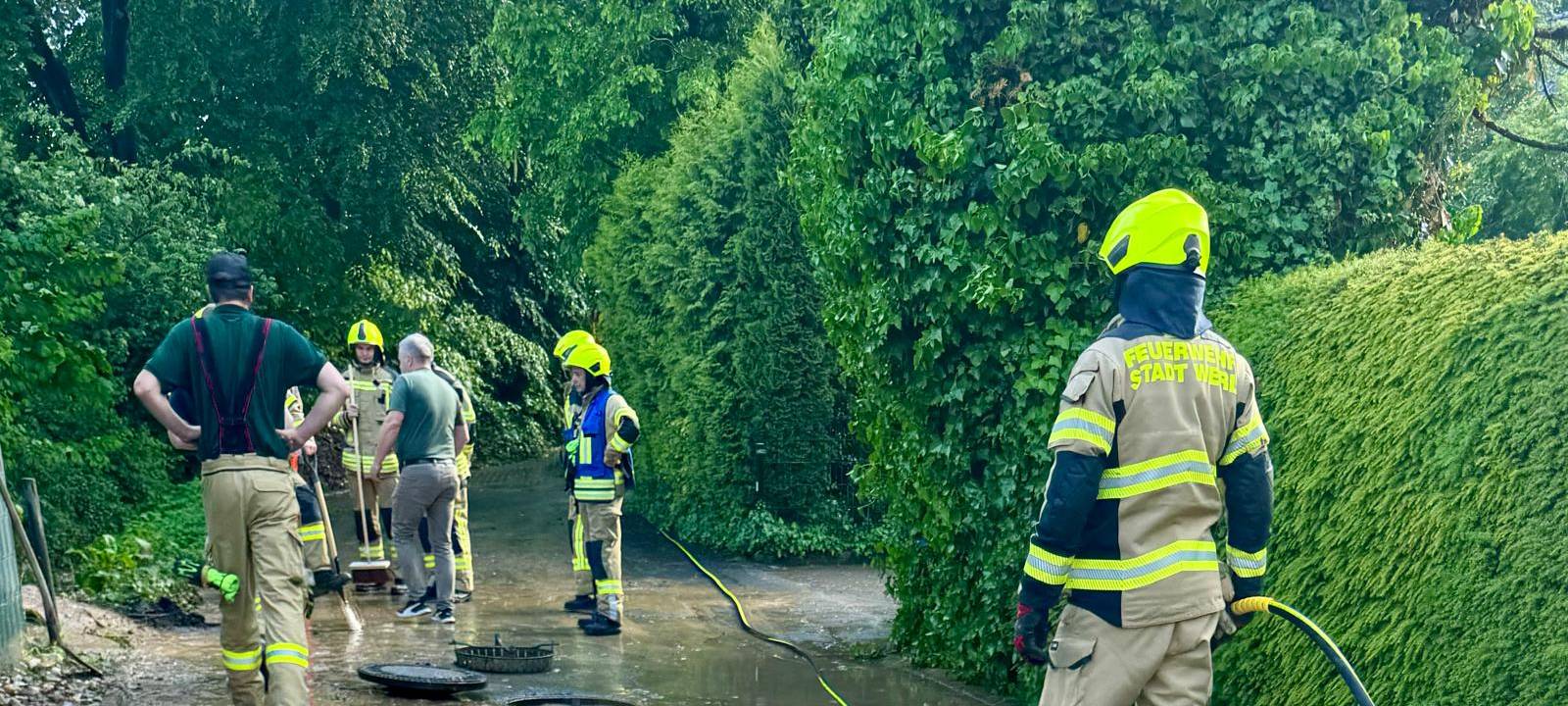 Starkregen trifft Wickede und Werl