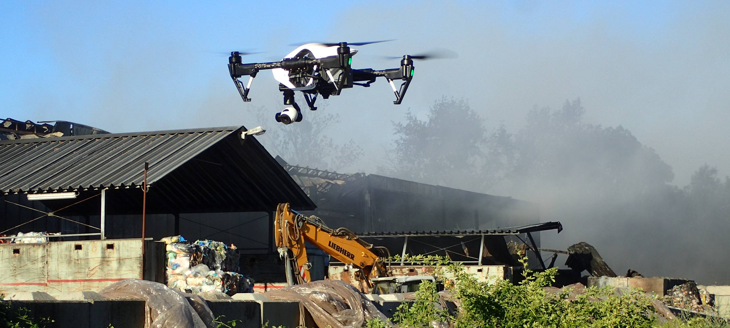 Drohnen auch bei der Feuerwehr im Einsatz