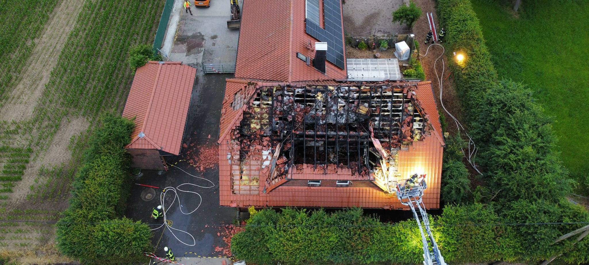 Großbrand in Geseke