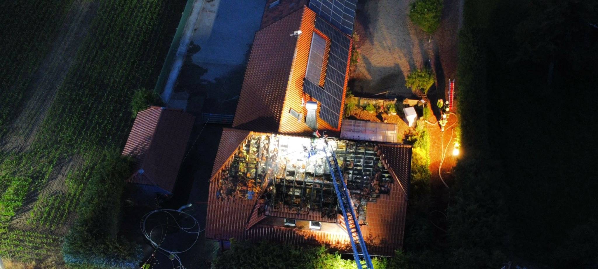 Großbrand in Geseke