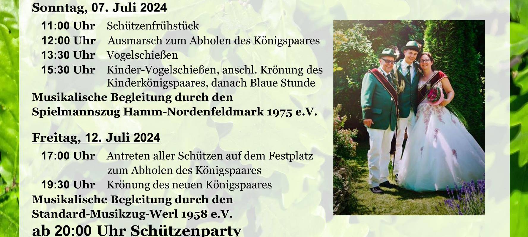 Schützenfest bei der Einigkeit in Soest