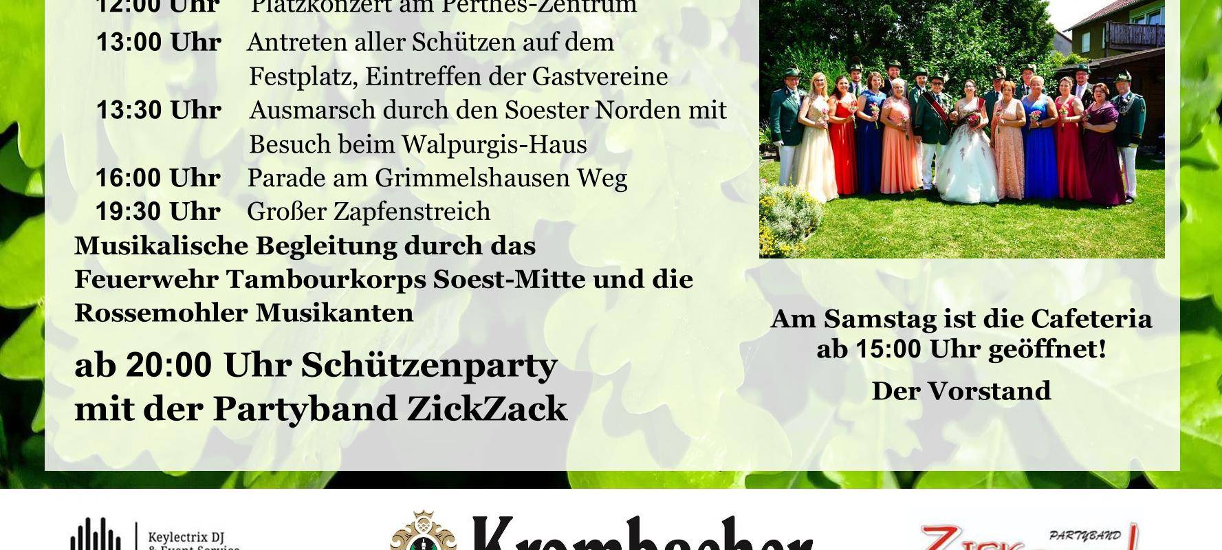 Schützenfest bei der Einigkeit in Soest
