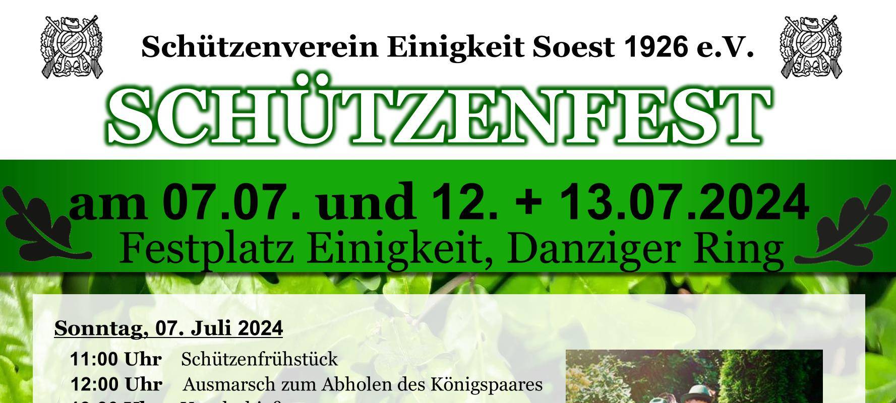 Schützenfest bei der Einigkeit in Soest