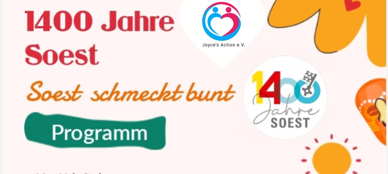 "Soest schmeckt bunt " 1400 Jahre Soest feiern