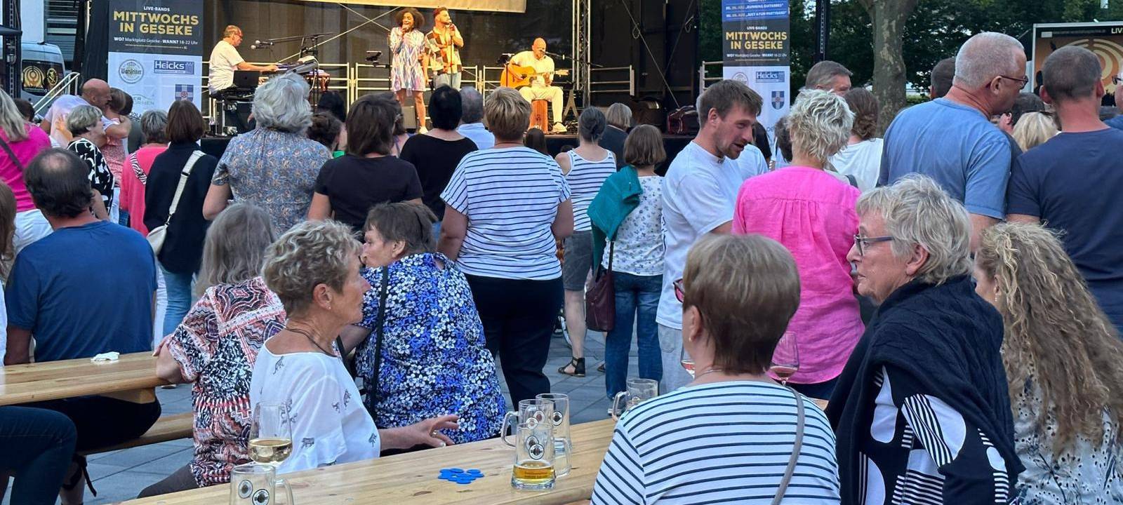 Live-Musik Open Air bei "Mittwochs in Geseke".