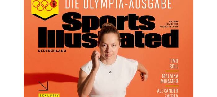 Das Olympia-Cover der Sports Illustrated mit Gina Lückenkemper