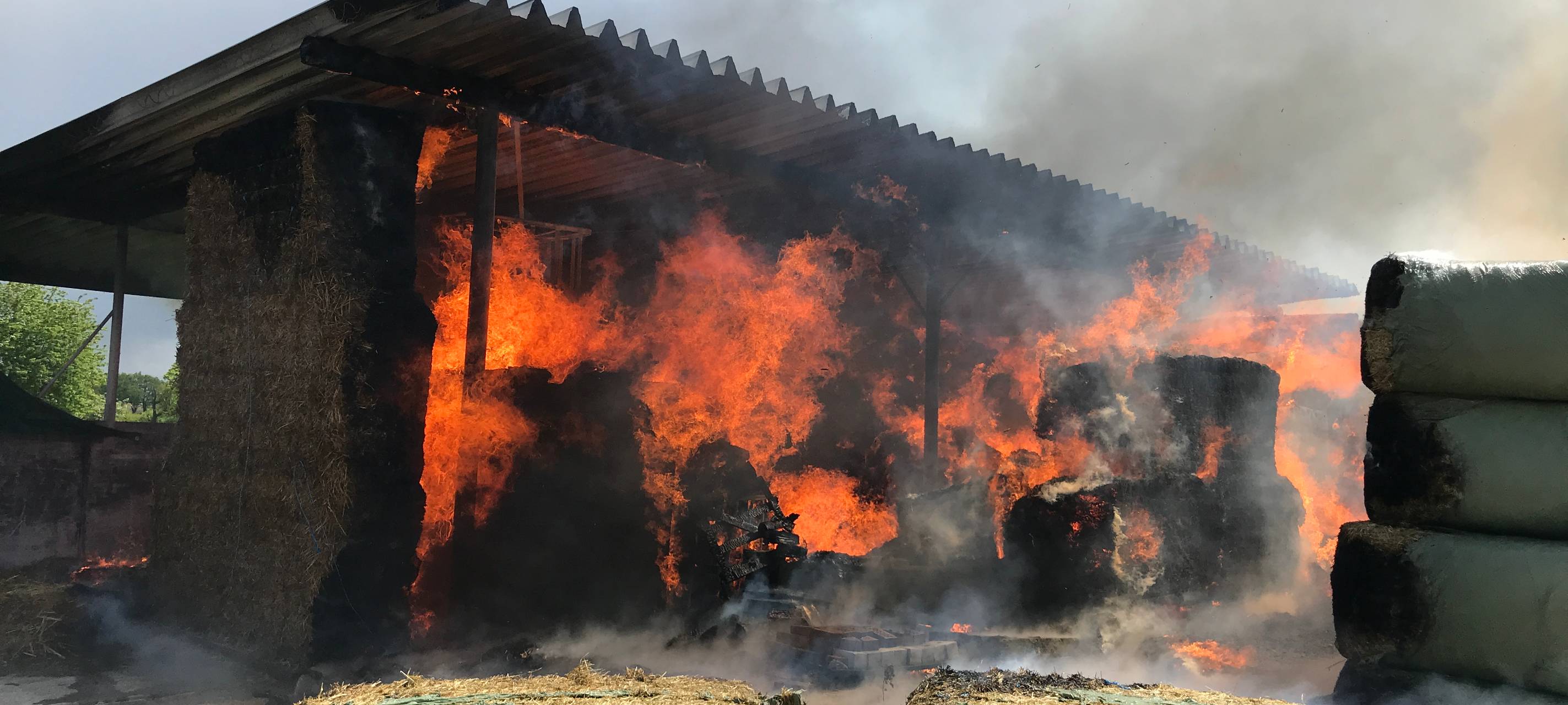 Großbrand in Heckentrup