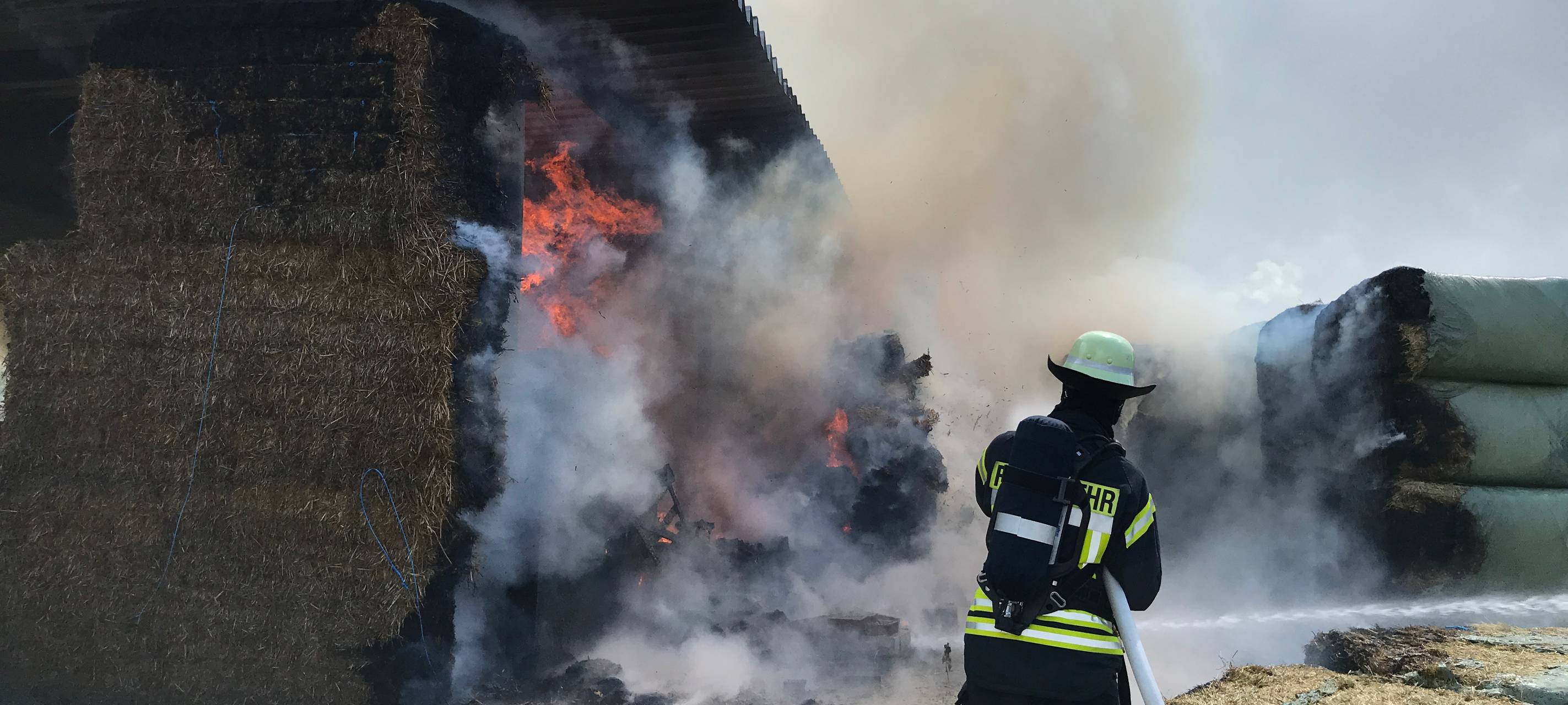 Großbrand in Heckentrup
