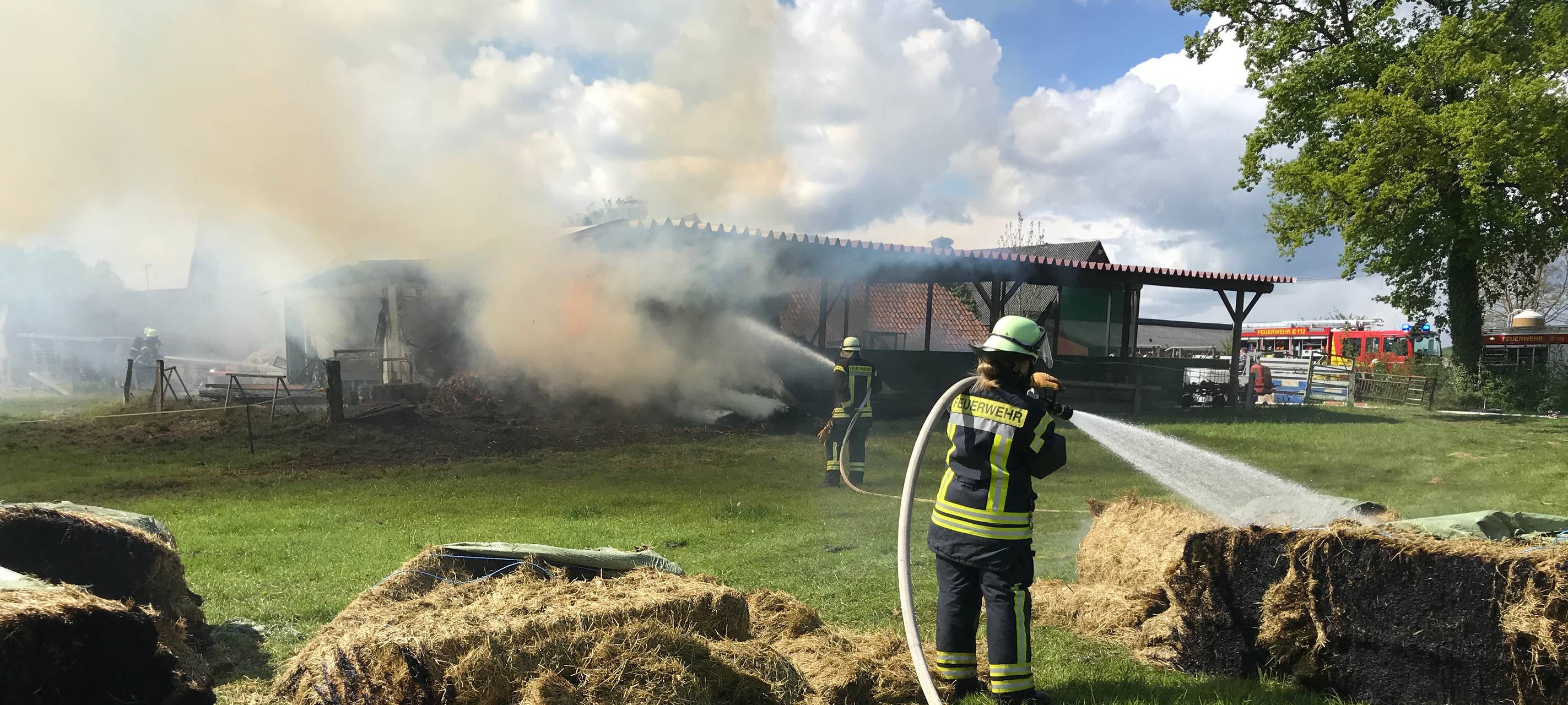 Großbrand in Heckentrup