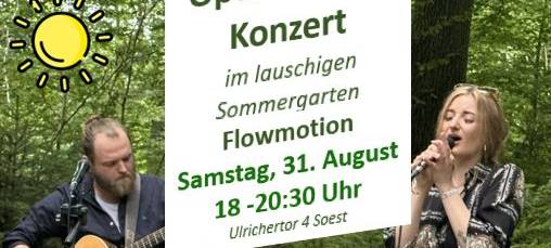 Open Air live Konzert der BUND Naturoase