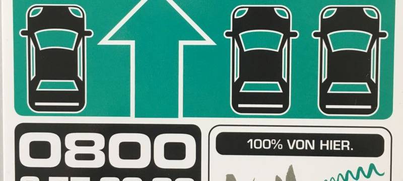 Vorbildliche Rettungsgasse nach Unfall auf A 44