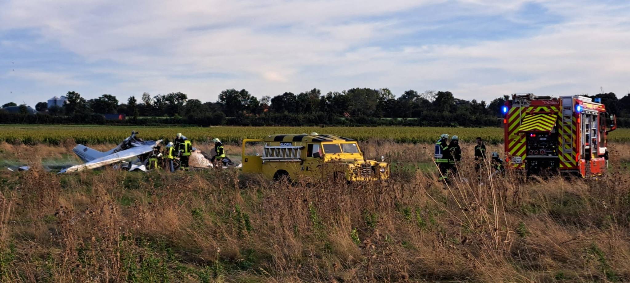 Flugzeugabsturz in Bad Sassendorf