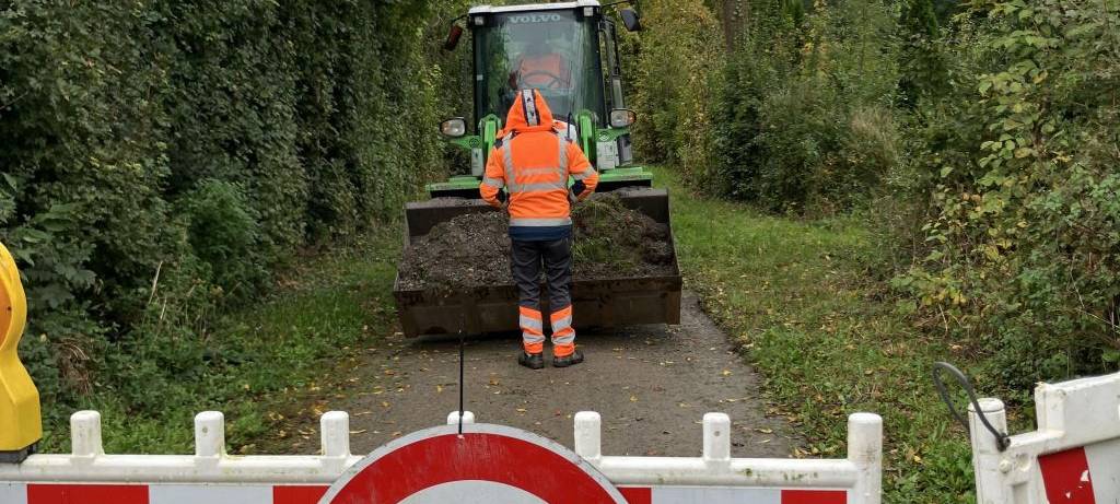 Tornadoschäden: Wege-Sanierung in Lippstadt