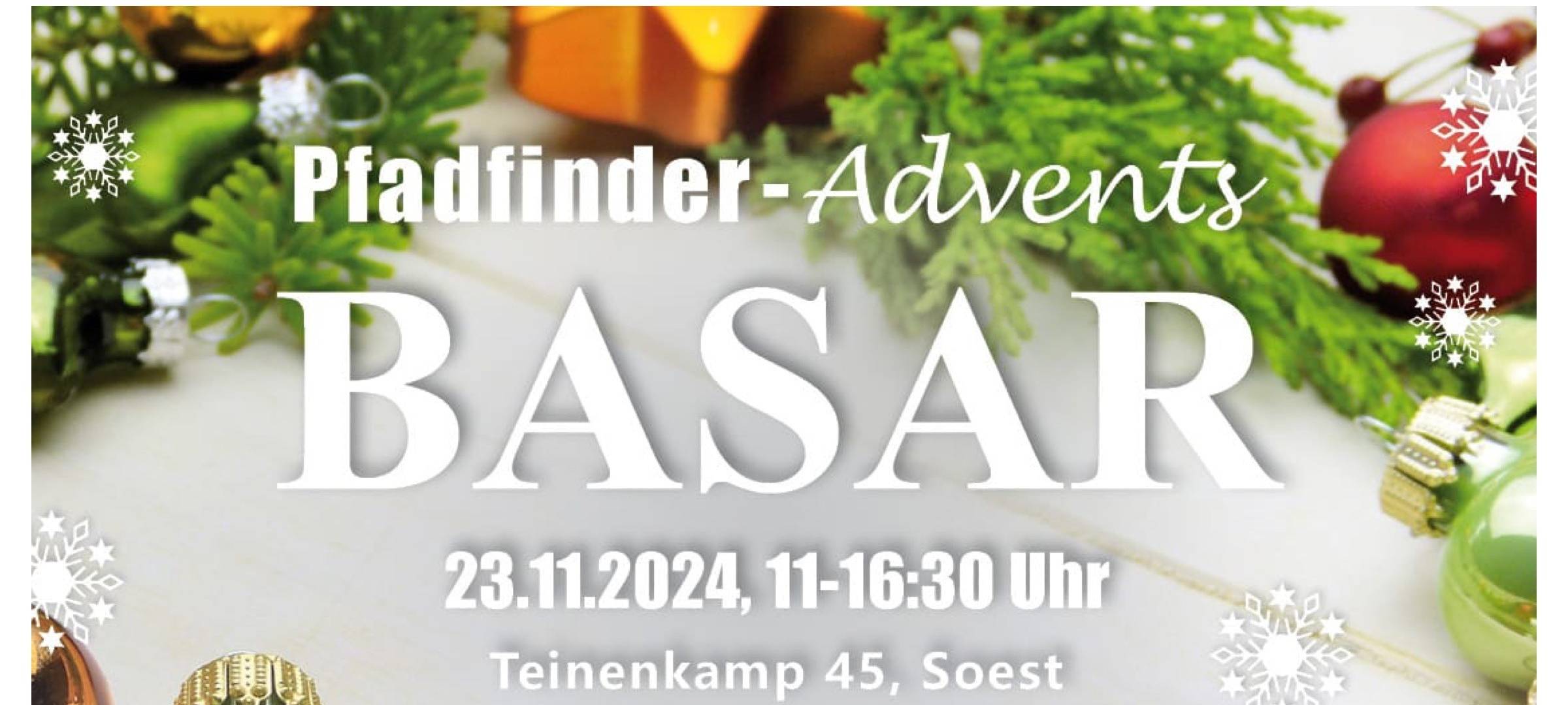 Pfadfinder-Adventsbasar & TEINI XMAS ART-Weihnachtsmarkt