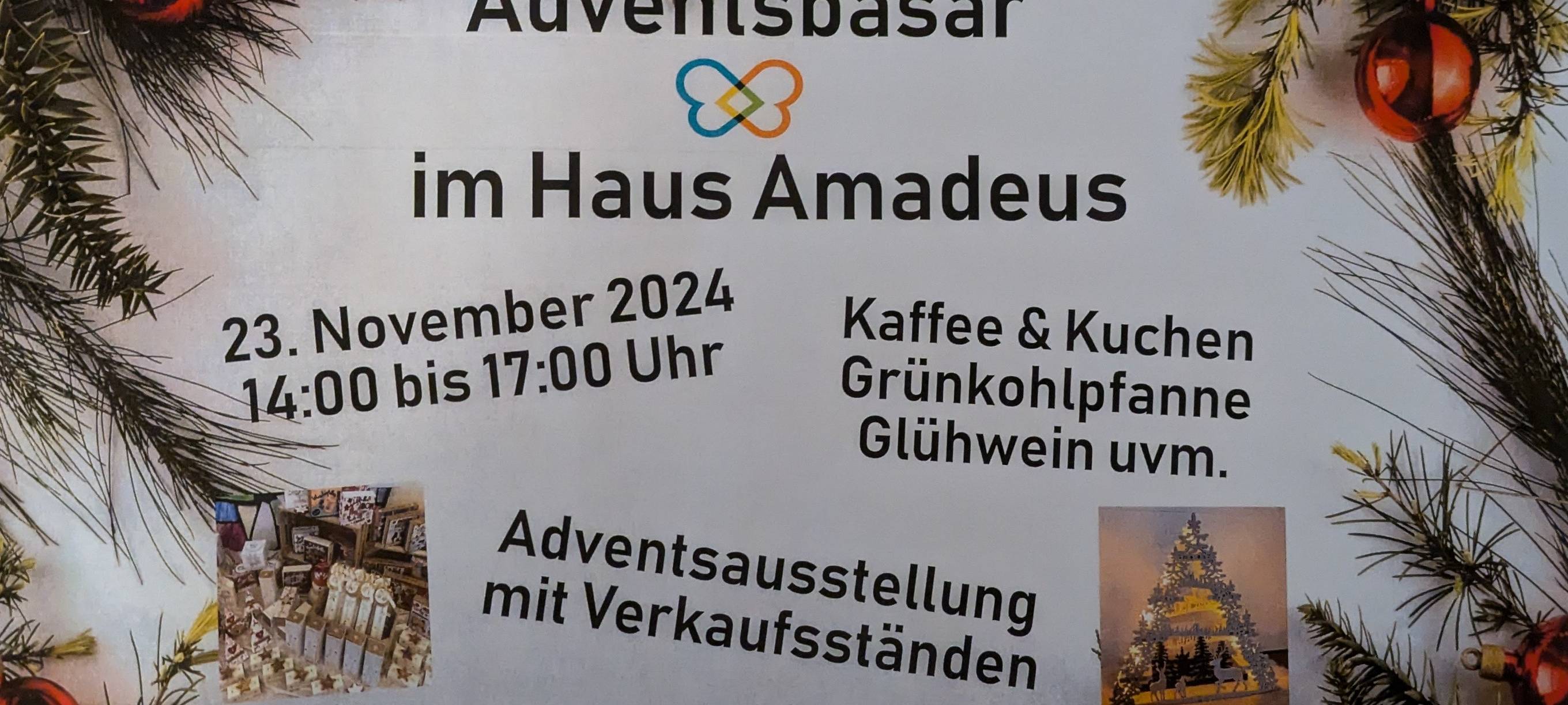 Adventsbasar im Haus Amadeus