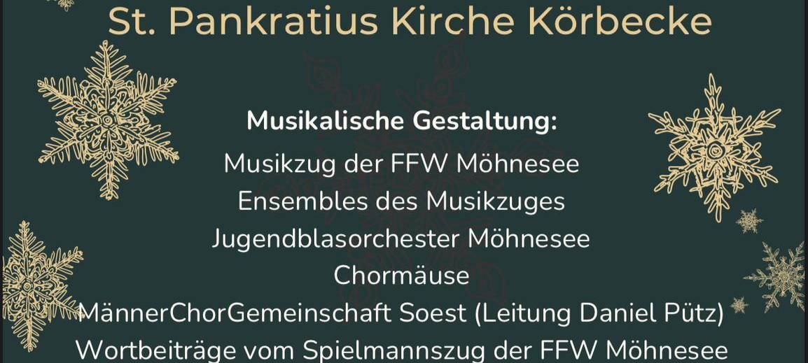 Vorweihnachtliches Konzert in St. Pankratius Möhnesee Körbecke