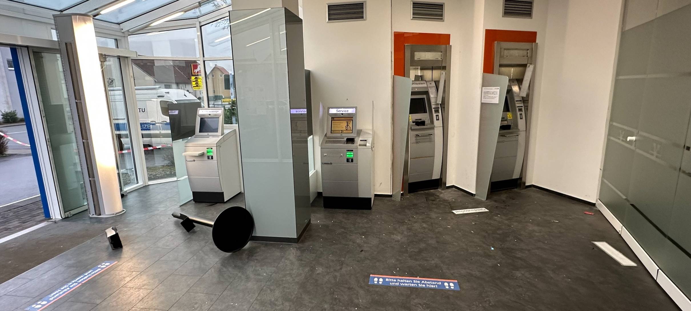 Versuchte Geldautomatensprengung in Lippstadt