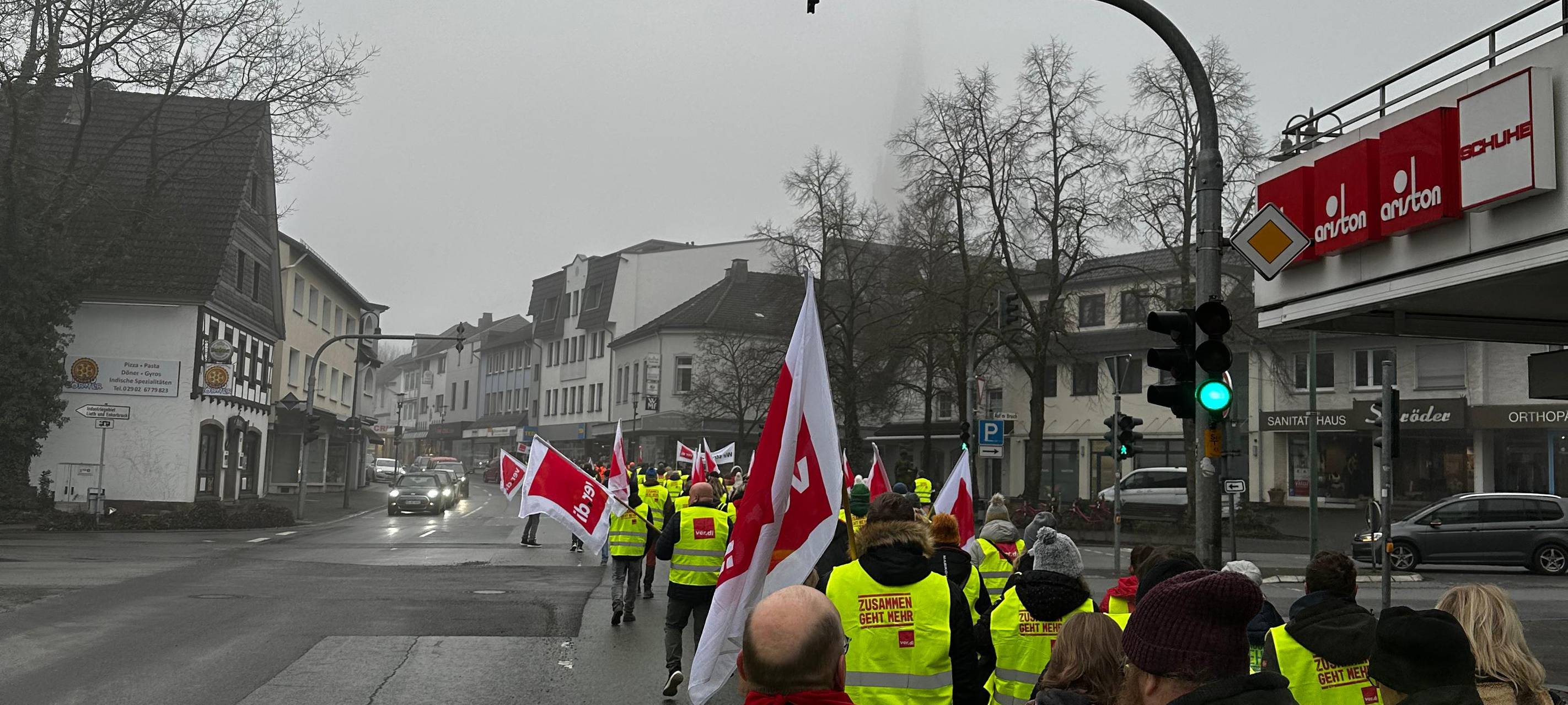Öffentlicher Dienst im Kreis Soest streikt