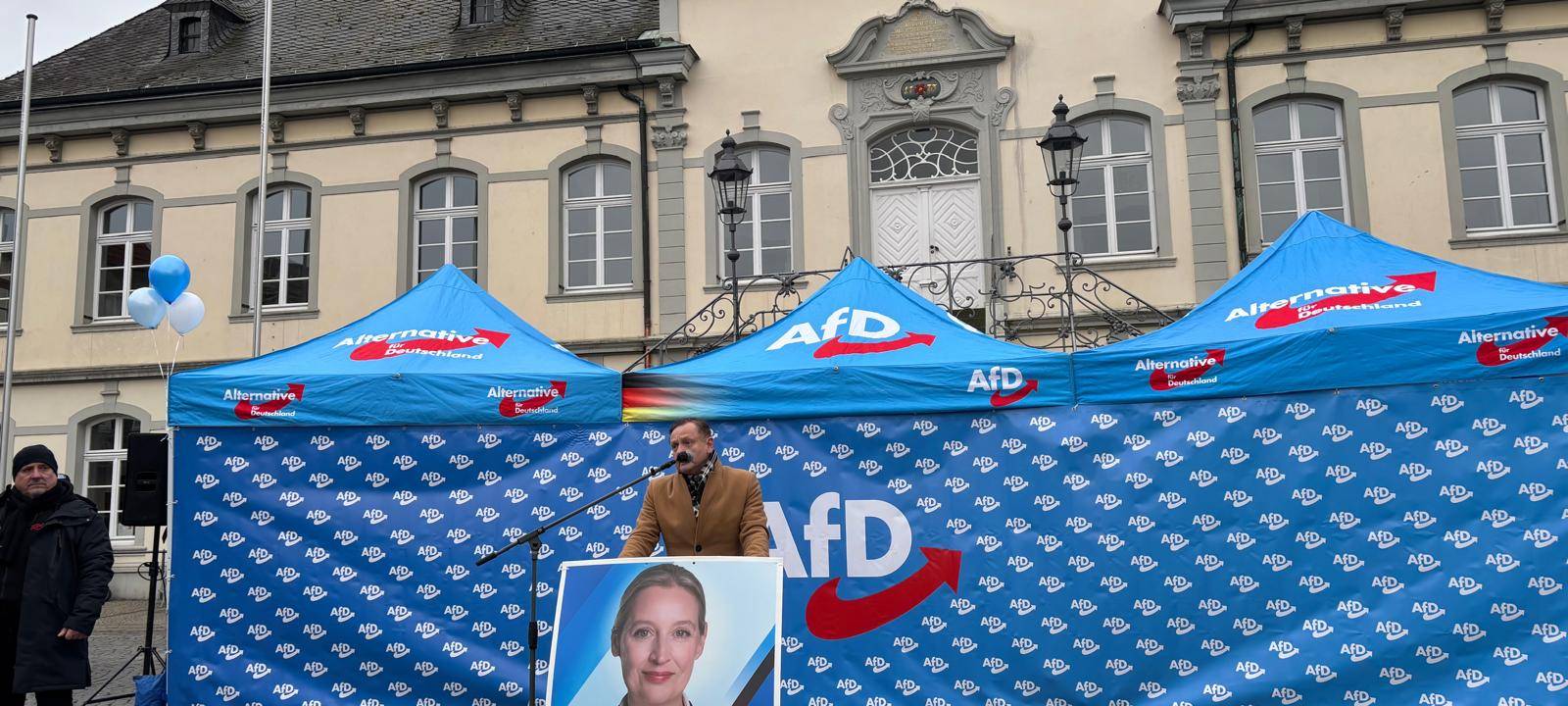 Demo gegen AfD Kundgebung in Lippstadt
